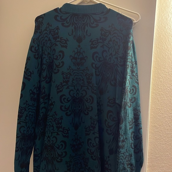 NWT Her Universe Disney The Haunted Mansion Wallpaper Open Cardigan Plus Size - Picture 6 of 6